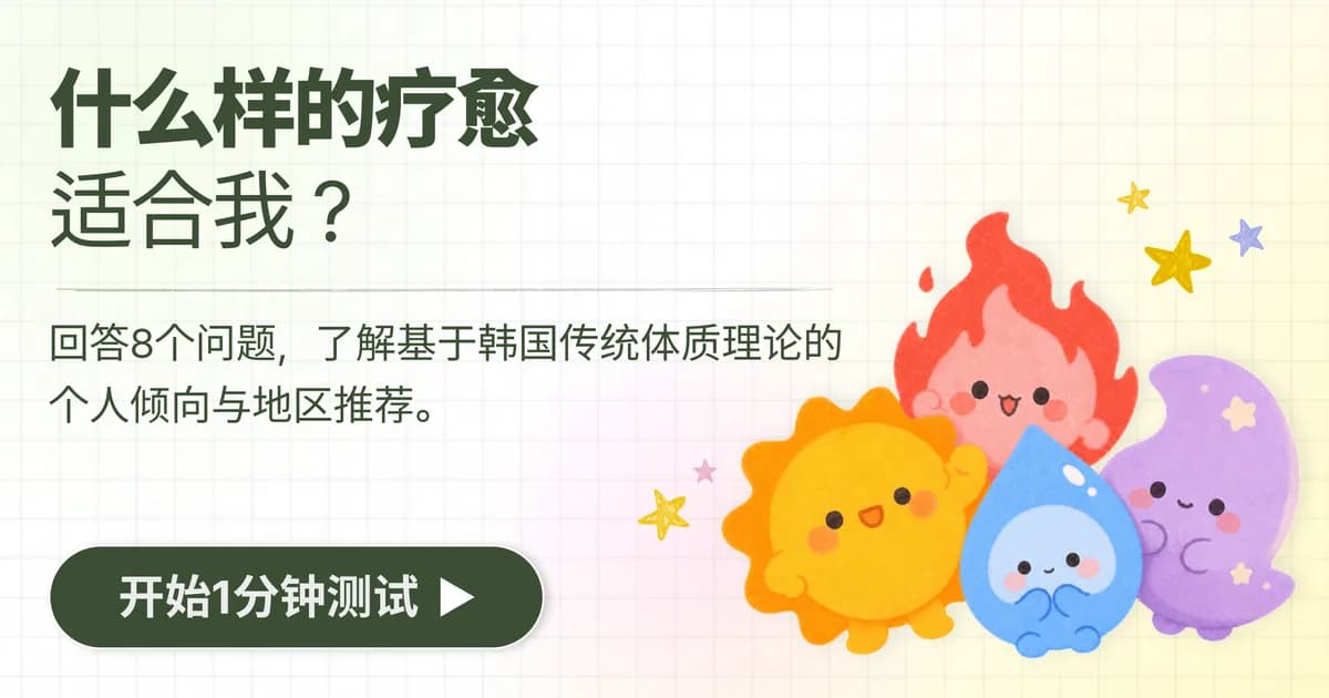 什么样的疗愈适合我？1分钟体质测试