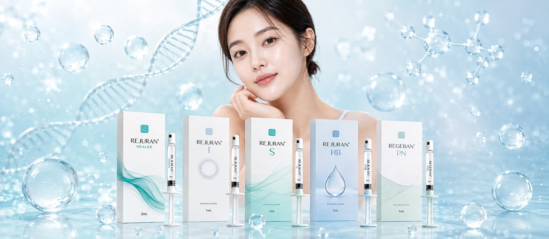 [Premium PN Skin Booster 1:1 Customized Treatment] Rejuran Healer, Rejuran i, Rejuran s, Rejuran HB, Rejuran PN