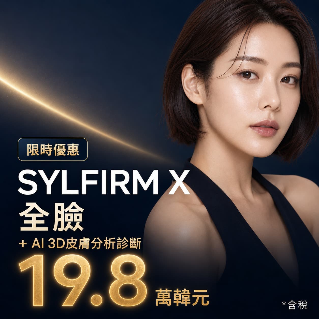 Sylfirm X 全臉 + 軟膜敷面 + Ai 3D 分析診斷