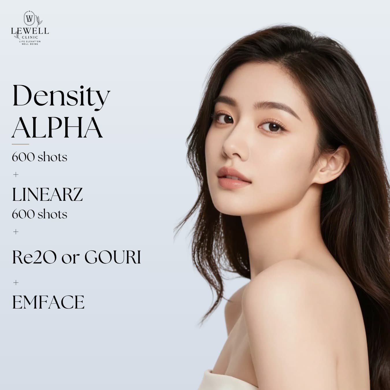 Density Alpha 600 shots + LinearZ 600 shots + Lituo or Gowoorie + Emface