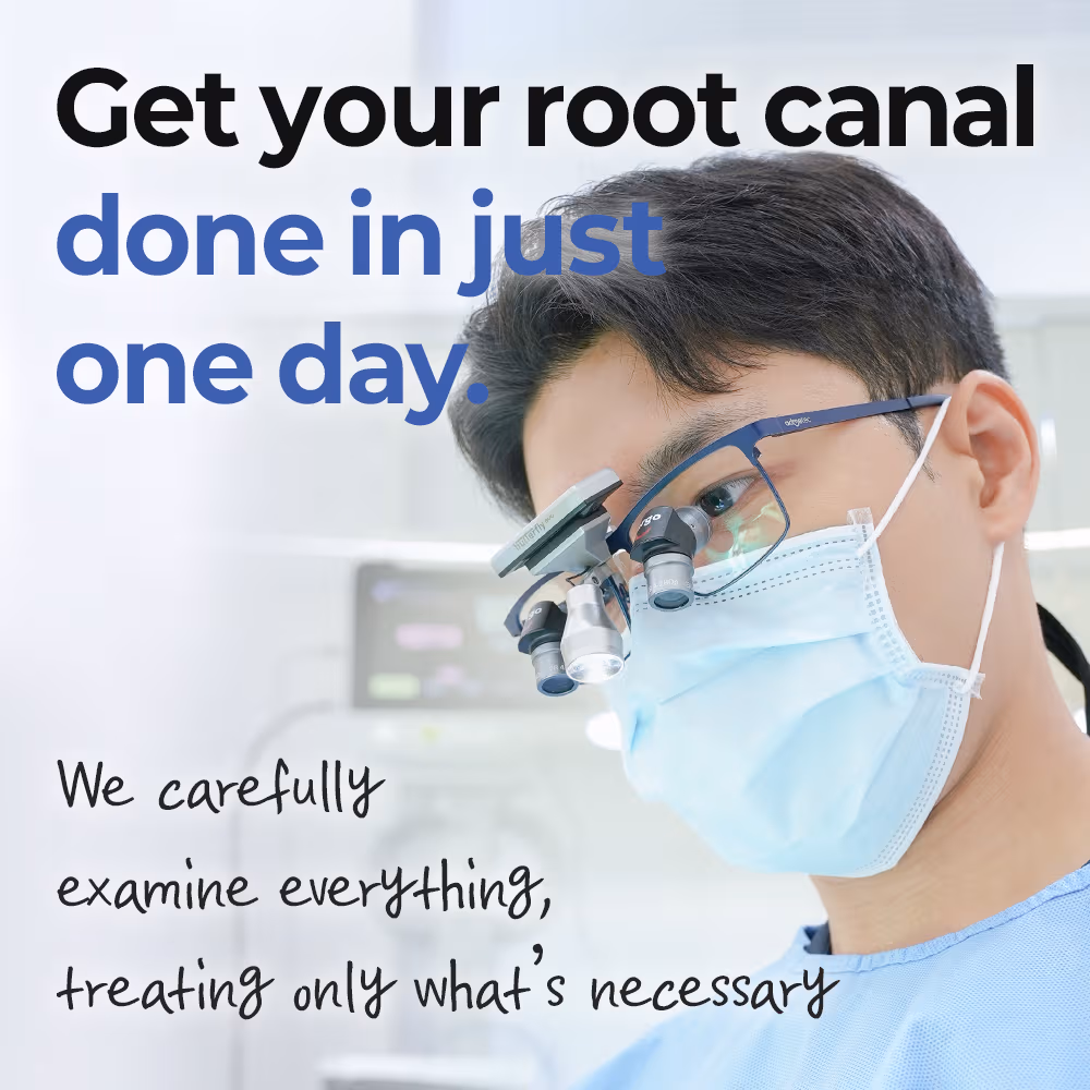 One Day Root Canal Treatment