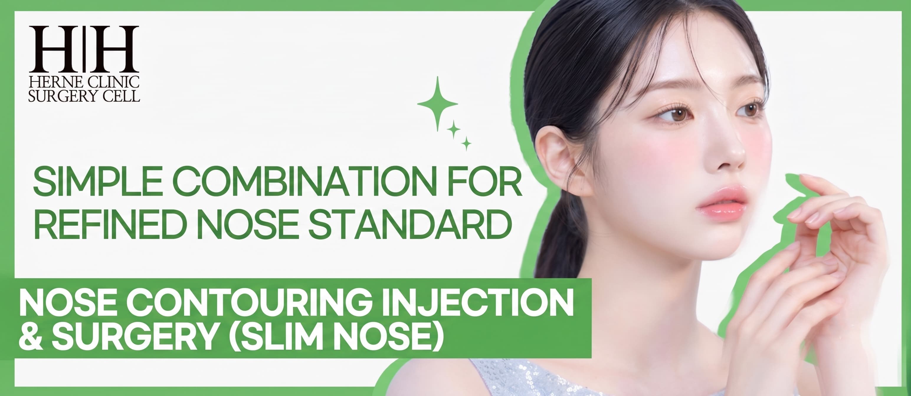 Herne Nose Sculpting Injection & Surgery (Slim Nose)